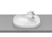 Раковина для ванної врізна Roca Beyond 58.5х45 з отвором під змішувач FINECERAMIC біла A3270B6000