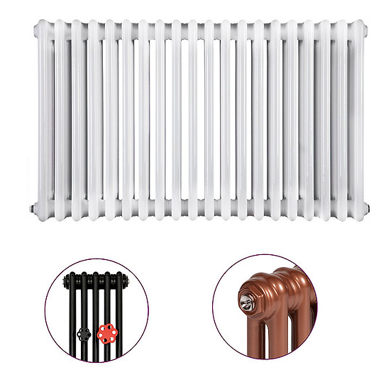 Радиатор отопления Instal Projekt Tubus 2 84,9х70 см трубчатый 18 секций сталь палитра IP на выбор TUB2-070/18