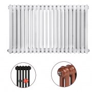 Радіатор опалення Instal Projekt Tubus 2 84,9х70 см трубчастий 18 секцій сталь палітра IP на вибір TUB2-070 / 18