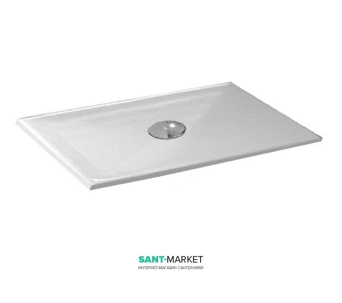 Душевой поддон акриловый Kerasan H3 120х70 см белый 704706
