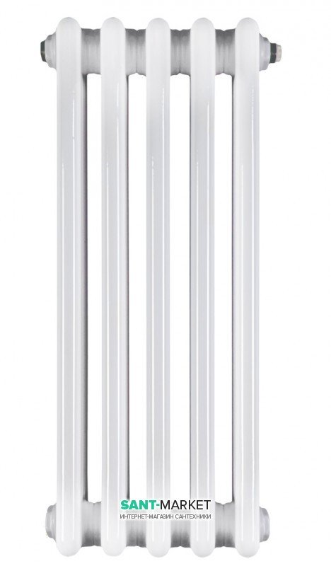 Радиатор отопления Instal Projekt Tubus 3 12,1х30 см трубчатый 2 секции сталь палитра IP на выбор TUB3-030/02