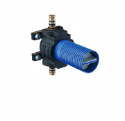 Шаровой кран Geberit Mepla для скрытого монтажа с креплением d20 мм красная латунь 602.003.00.1