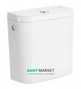 Зливний бачок для унітазу Roca Access з подвійним зливом підведення води бічний кераміка білий A341230000