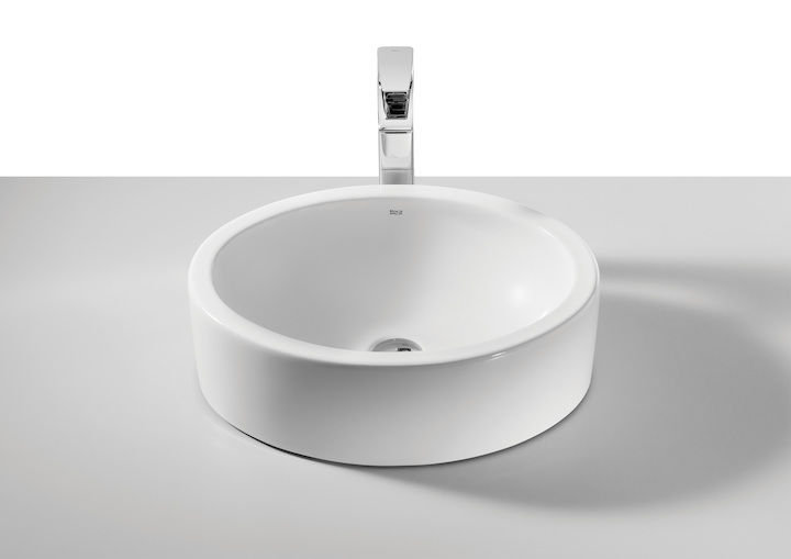 Раковина-чаша для ванной накладная Roca Fuego 49х39 керамика белая A32722E000