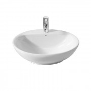 Раковина-чаша для ванної підвісна / накладна Roca Fontana 60x48 см кераміка біла A327877000