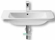 Раковина для ванной подвесная/накладная Roca Cala 75х45 см с отверстием для смесителя керамика белая A327424000