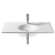 Раковина для ванной подвесная/накладная Roca Kalahari 100х51 см керамика белая A327897000