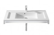 Раковина для ванной подвесная/накладная Roca Stratum 90х50 см с отверстием для смесителя керамика белая A327632000