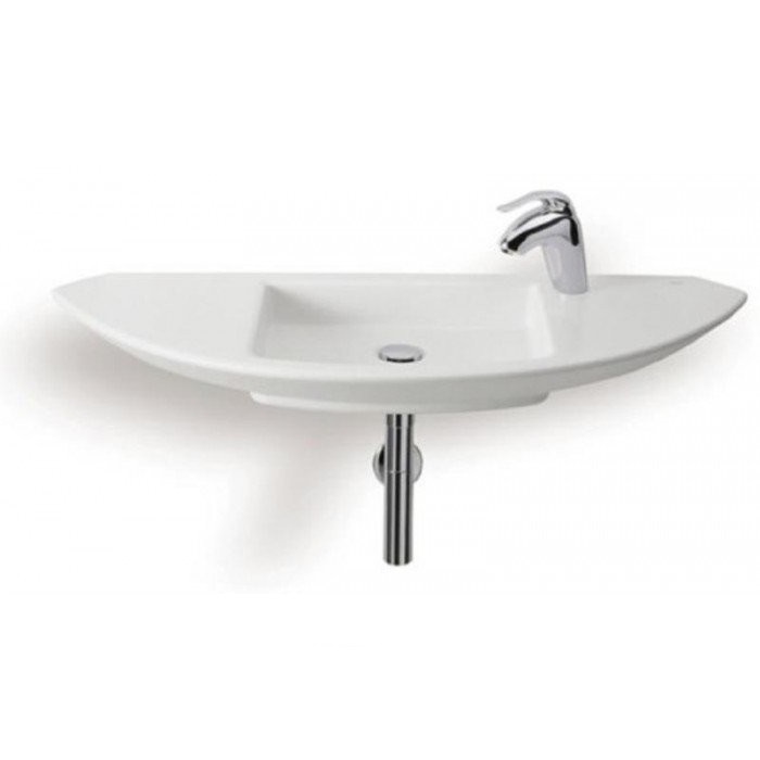 Раковина для ванной подвесная Roca Mohave 110х43 см с отверстием под смеситель керамика белая A32787900H