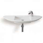 Раковина для ванной подвесная Roca Mohave 110х43 см с отверстием под смеситель керамика белая A32787900H