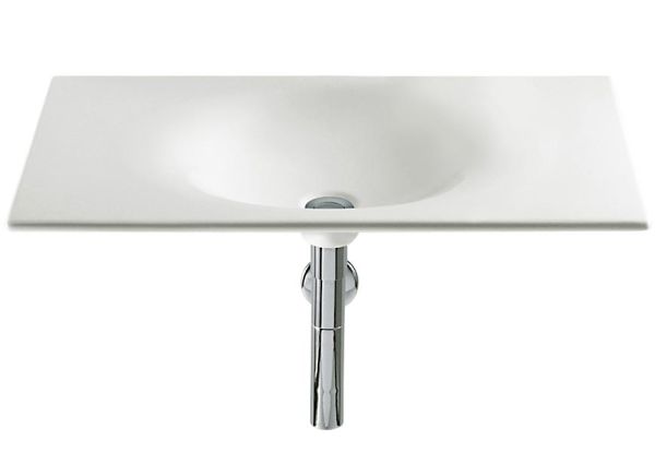 Раковина для ванної підвісна / врізна Roca Kalahari 65х45 см кераміка біла A327874000