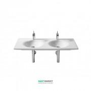 Раковина для ванної подвійна підвісна / накладна Roca Kalahari 120х51 см кераміка біла A327896000