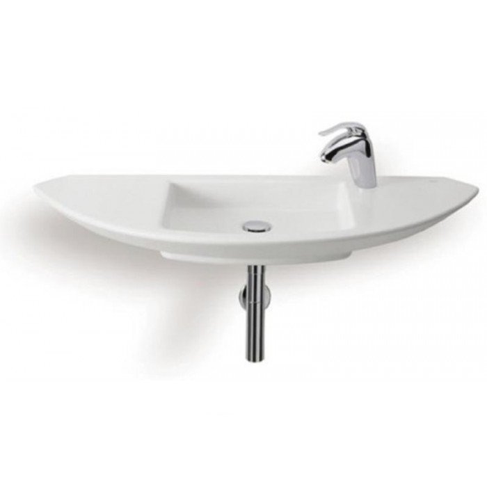 Раковина для ванної підвісна Roca Mohave 110х43 см з отвором під змішувач кераміка біла A32787900H