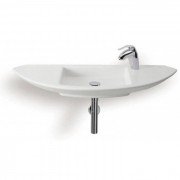 Раковина для ванної підвісна Roca Mohave 110х43 см з отвором під змішувач кераміка біла A32787900H