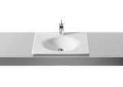 Раковина для ванної врізна Roca Kalahari 59х50 см з отвором для змішувача кераміка біла A327894000