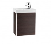 Тумба підвісна з раковиною для ванної Roca Mini 45 см текстурний венге A855873154