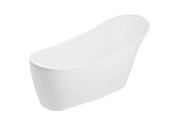 Ванна акриловая отдельностоящая Roca Dignity 159х70 с панелью белая A24T441000