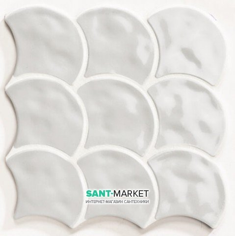 Плитка Realonda Scale Boho Gloss Grey 30.7х30.7