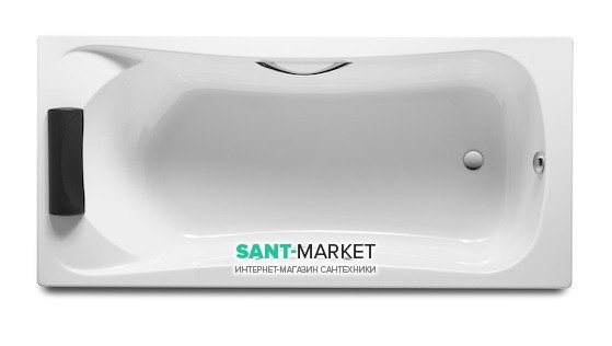 Ванна акрилова прямокутна Roca BeCool 190х90 з ручками біла A248014001