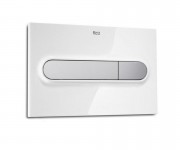 Кнопка смыва для унитаза Roca PL1 двойной смыв пластик белый/xром A890095005