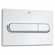 Кнопка змиву для унітазу Roca PL1 подвійний змив пластик матовий хром A890095002