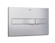 Кнопка змиву для унітазу Roca PL2 подвійний змив пластик матовий хром A890096002