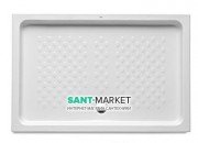 Душевой поддон Roca Italia прямоугольный 100х80 см керамика белый A37477C001