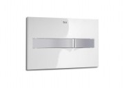 Кнопка смыва для унитаза Roca PL2 двойной смыв пластик белый/матовый хром A890096005