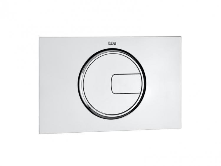 Кнопка змиву для унітазу Roca PL4 подвійний змив пластик хром A890098001
