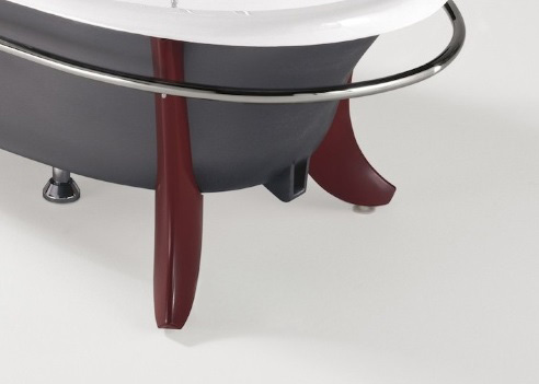 Ножки для ванны Roca Newcast Futura с хромированным полотенцедержателем A291093000