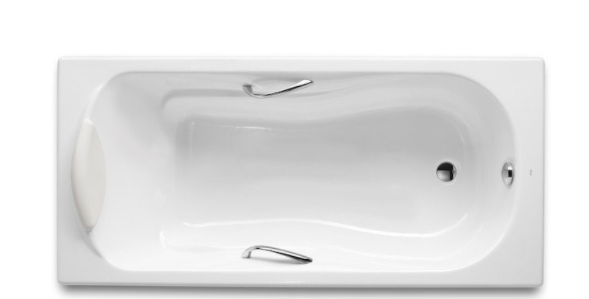 Ванна чугунная Roca Haiti 160х80 см 177 л с противоскользящим покрытием белый A233070001