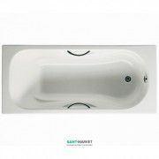 Ванна чугунная Roca Malibu 160х75 см 171 л с противоскользящим покрытием белый A23107000R