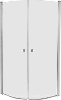 Душова кабіна Roca Capital Rondo 90х90 без нерухомих бічних стінок профіль алюміній хром прозоре скло AM4209012M