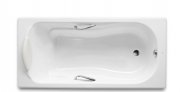Ванна чугунная Roca Haiti 160х80 см 177 л с противоскользящим покрытием белый A233070001