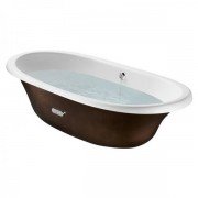 Ванна чугунная Roca Newcast 170х85 см 222 л с противоскользящим покрытием медная снаружи A233650008