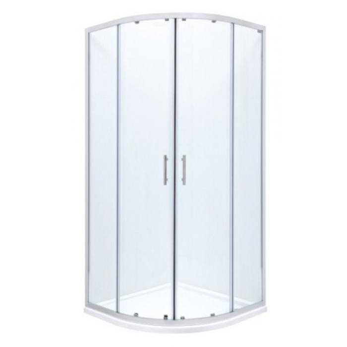 Душевая кабина Roca Town Rondo 80х80 профиль алюминий хром прозрачное стекло AMP150801M