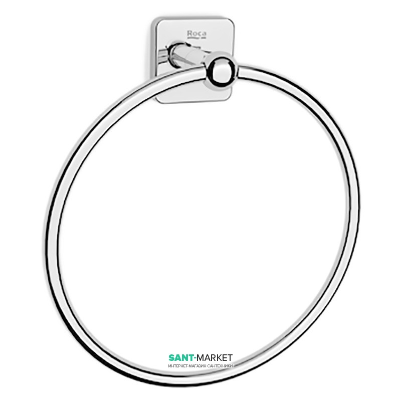 Настінний тримач для рушників Roca Victoria кільце d20 см хром A816659001