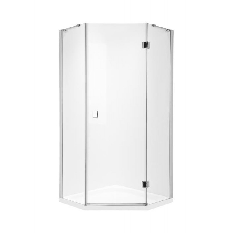 Душова кабіна Roca Metropolis Diamond 90х90 профіль алюміній хром прозоре скло AMP3709012M