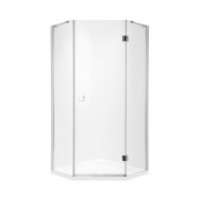 Душевая кабина Roca Metropolis Diamond 90х90 профиль алюминий хром прозрачное стекло AMP3709012M