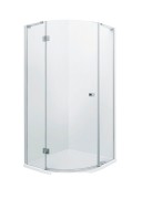 Душевая кабина Roca Metropolis Rondo 90х90 профиль алюминий хром прозрачное стекло AMP3609012M