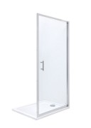 Двері душова одностулкова Roca Town 100х195 профіль алюміній хром прозоре скло AMP171001M