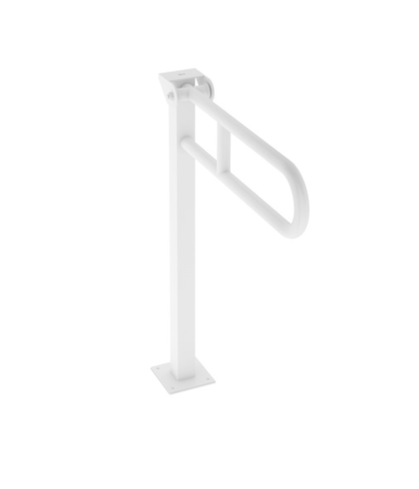 Опорний поручень для ванної Roca Access Comfort підлоговий рухливий 65 см білий A816910009