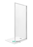 Стенка боковая для душевого уголка Roca Town 90x195 см профиль алюминий хром прозрачное стекло AMP2009012M