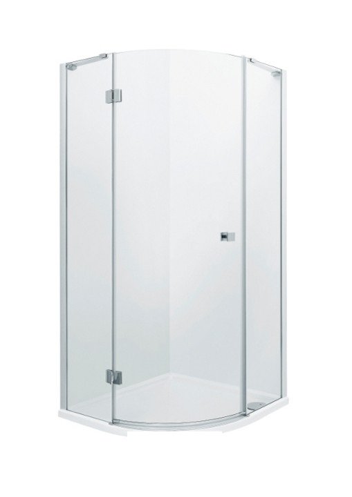 Душова кабіна Roca Metropolis Rondo 90х90 профіль алюміній хром прозоре скло AMP3609012M