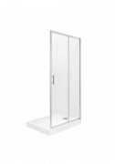 Дверь душевая складывающаяся Roca Town 80х195 профиль алюминий хром прозрачное стекло AMP1908012M