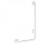 Опорный поручень для ванной Roca Access Comfort угловой 90° левый 43х74 см белый A816907009