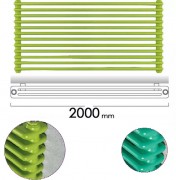 Радиатор отопления Instal Projekt Tubus 3 75,8х200 см трубчатый 16 секций сталь палитра IP на выбор TUB3-200/16
