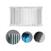 Радіатор опалення Instal Projekt Tubus 4 трубчастий 12,1х40 см 2 секції сталь палітра IP на вибір TUB4-040 / 02