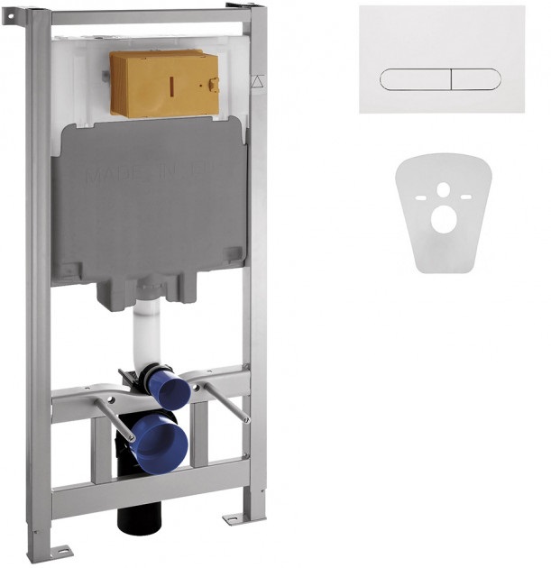 Система инсталляции для подвесных унитазов Volle Master 4в1 белая клавиша 141919