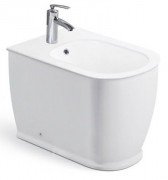 Біде підлогове Volle Puerta 58.5х38 см з отвором під змішувач кераміка колір білий 13-16-078